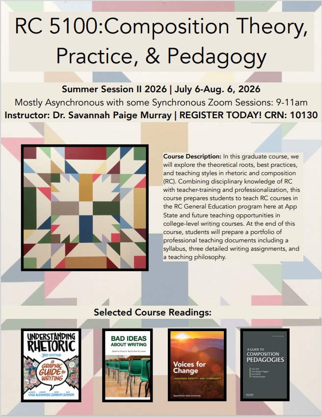 RC 5100 Composition Theory, Practice, and Pedagogy