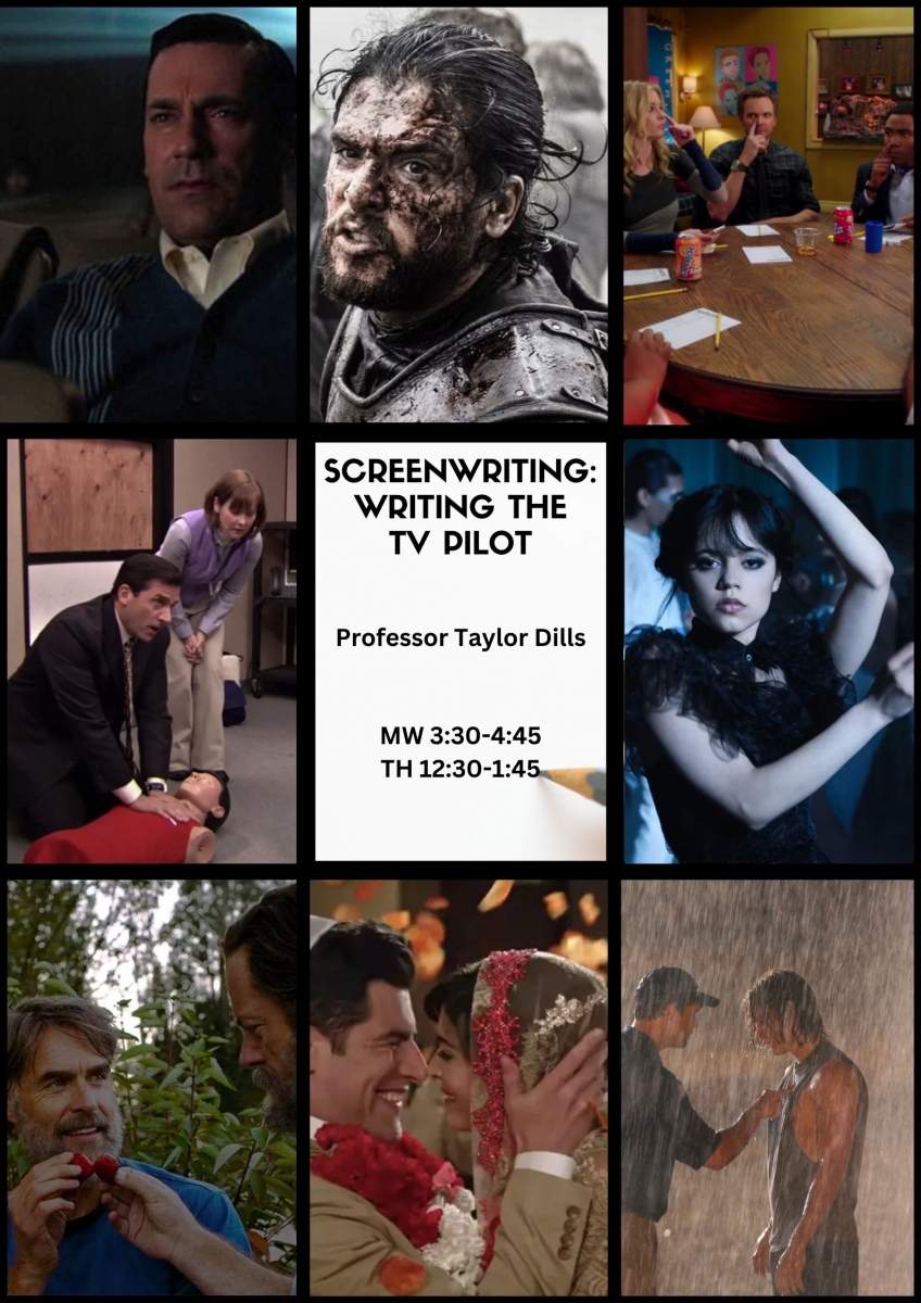 Screenwriting: Writing the TV Pilot, with Professor Taylor Dills