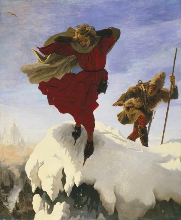 Manfred on the Jungfrau by Madox Brown