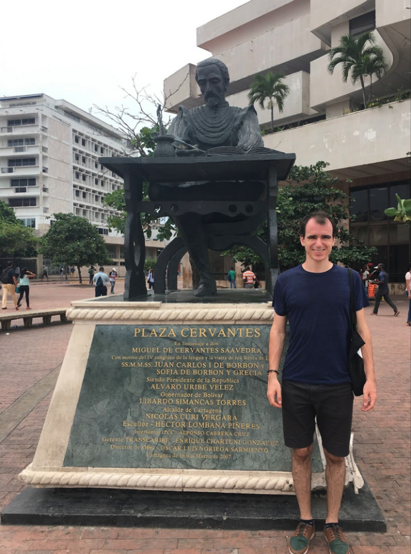 Photo of Alexander Brock at Plaza Cervantes