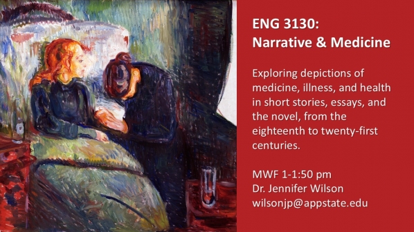 ENG 3130:  Narrative & Medicine with Dr. Jennifer Wilson