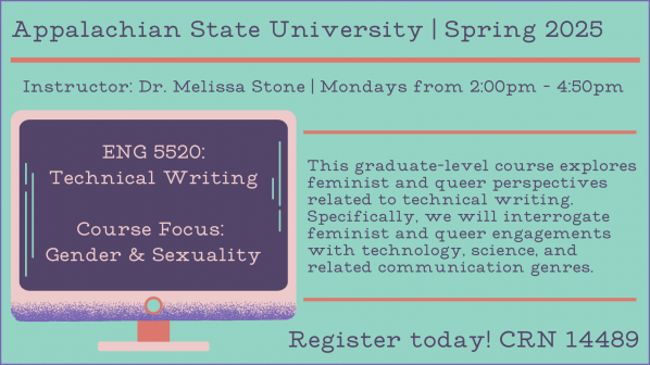 ENG 5520: Technical Writing/ Course Focus: Gender and Sexuality, with Dr. 