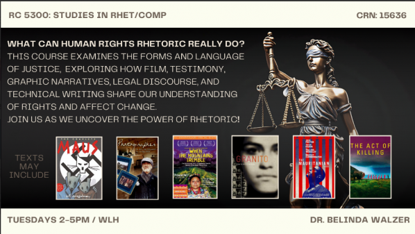 RC 5300: Studies in Rhet/Comp with Dr. Belinda Walzer