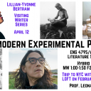 Flyer for ENG 4795/6: Postmodern Experimental Poetry (Flores - Spring 2025)