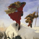 Manfred on the Jungfrau by Madox Brown