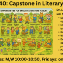 Flyer for ENG 4540: Capstone in Literary Studies
