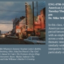 ENG 4790-101: Modern American Literature 1914-1960, with Dr. Mike Wilson