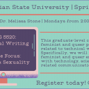 ENG 5520: Technical Writing/ Course Focus: Gender and Sexuality, with Dr. 