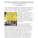 ENG 4660 History of the English Language