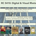 RC 5410: Digital and Visual Rhetorics (Dr. Savannah Murray)
