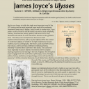 ENG 5560: Advanced Seminar in Major Author (James Joyce's _Ulysses_) with Dr. Carl Eby