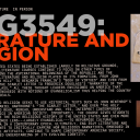 ENG 3549: Literature and Religion with Dr. Alonzo Smith