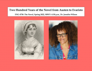 ENG 4730 / 4731: Two Hundred Years of the Novel from Austen to Evaristo Flyer