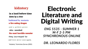 Image of course flyer, which has the same information as the post.