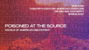 Course poster for ENG 5790, Twentieth-Century American Literature, 