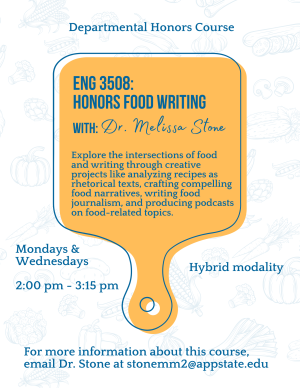 ENG 3508: Honors Food Writing