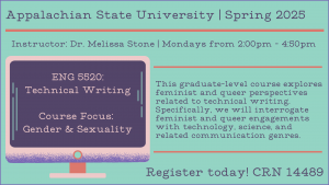 ENG 5520: Technical Writing/ Course Focus: Gender and Sexuality, with Dr. 
