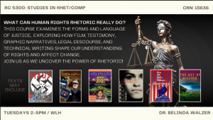 RC 5300: Studies in Rhet/Comp with Dr. Belinda Walzer